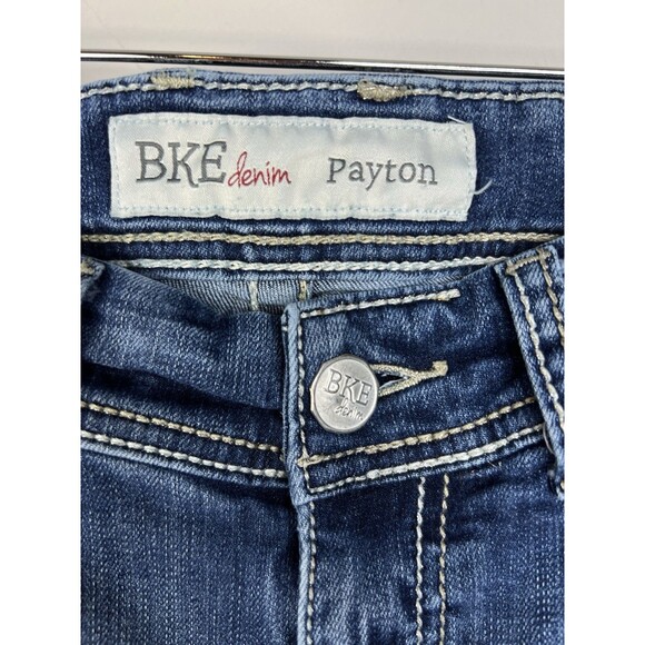 BKE Payton Jeans Womens 27L (27 x 33.5) Blue Bootcut Stretch Denim - Picture 2 of 9